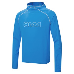 ◆SALE◆OMM BREEZ HOOD 軽量ソフトシェル　カラーブルーblue