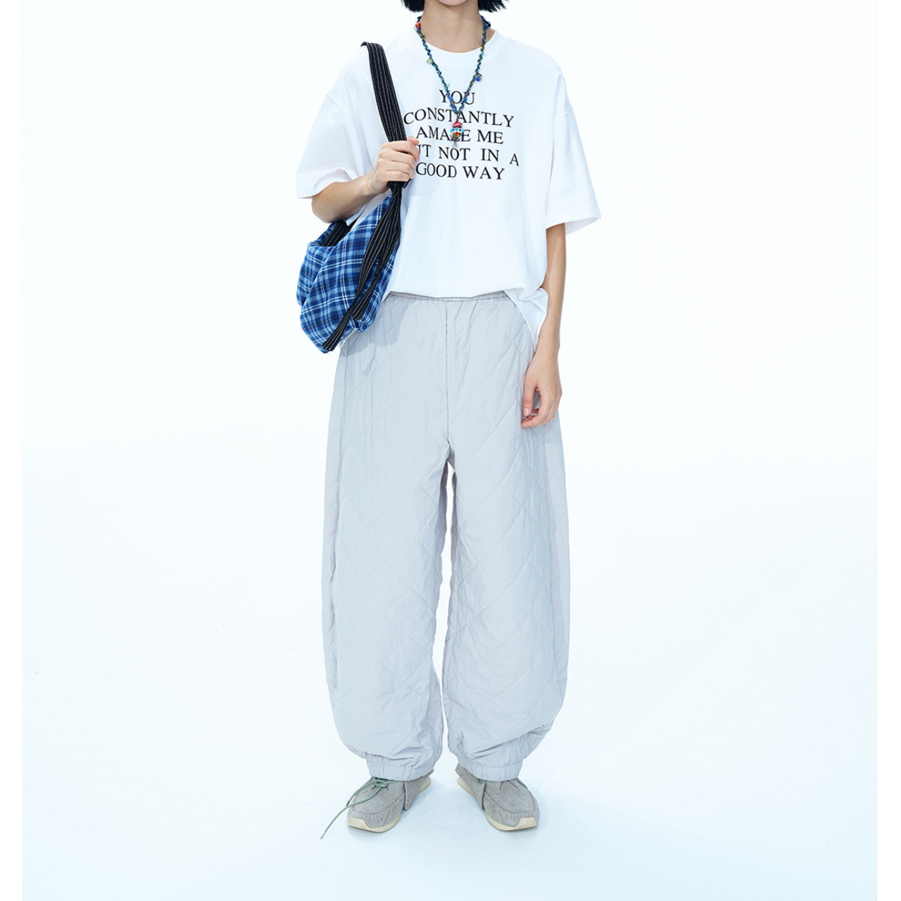 Quilted Balloon Pants T3903