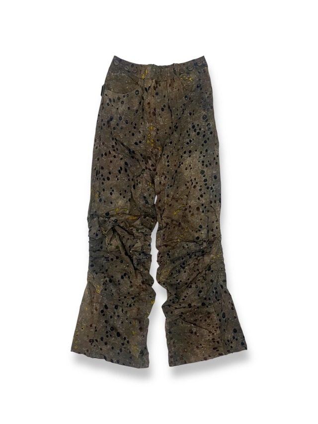 SYUMAN/シュウマン〉sloppy gather trousers 易く