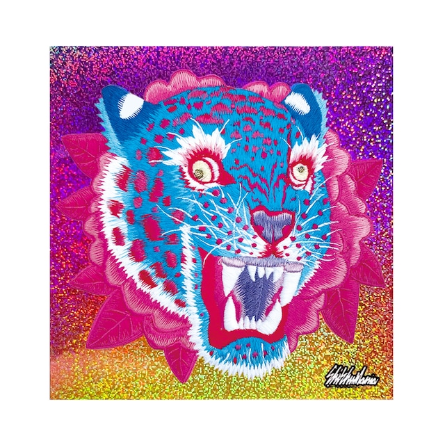 Tripping Panther  キラキラホログラムステッカー