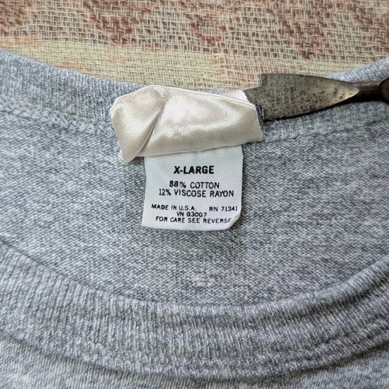 80s～ L.L.Bean Made by Champion 88/12 Gray Heather T-Shirt (XL
