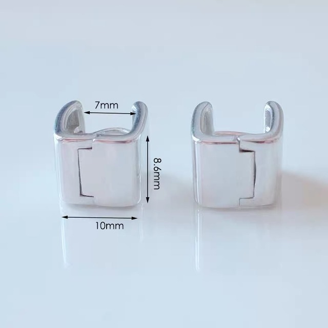 S925 one touch square pierce (P221-2)