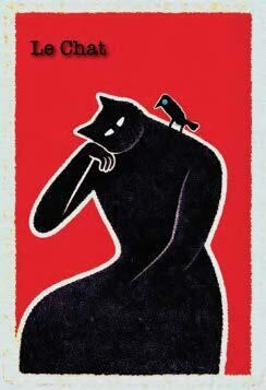 George Bayer "Le Chat and the thought" Original