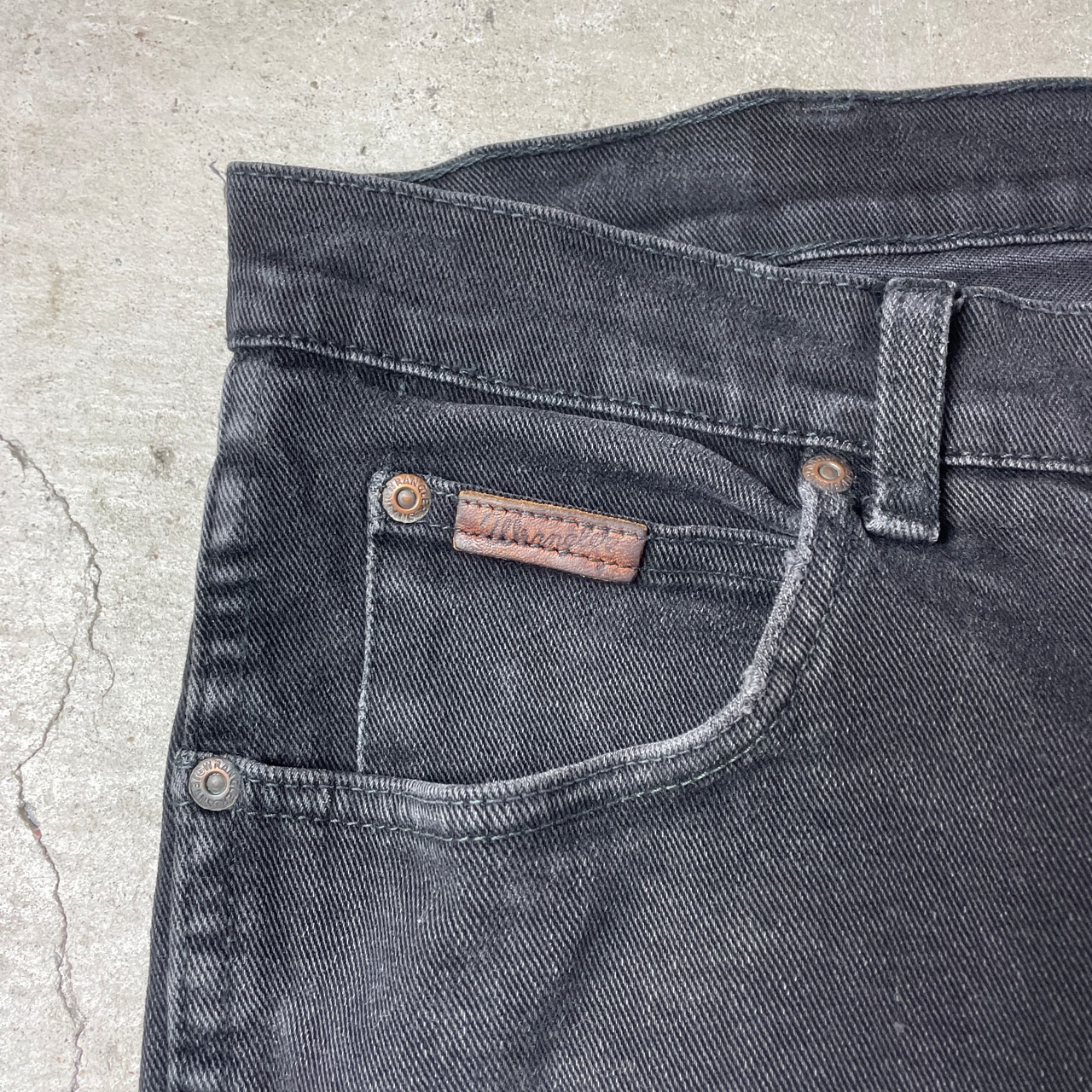 Wrangler ラングラー TEXAS STRETCH ブラック デニムパンツ 黒 メンズ 