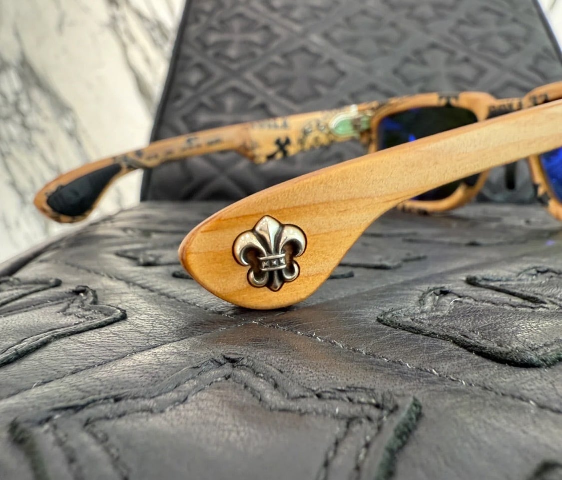 CHROME HEARTS クロムハーツ LILITH Stencil Wood Sunglasses