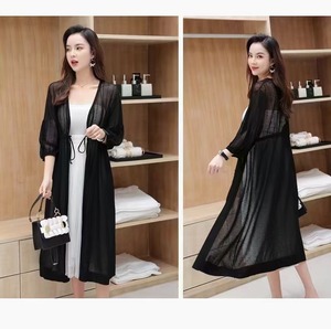 ウエストコード入り ガウンカーデ　AJ12541-818