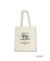 【直営限定ITEM】DOGS & LOVERS プリントトートバッグ (IVORY) CQ-48522H