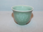 三田青磁盃 celadon porcelain sake cup  (No16)