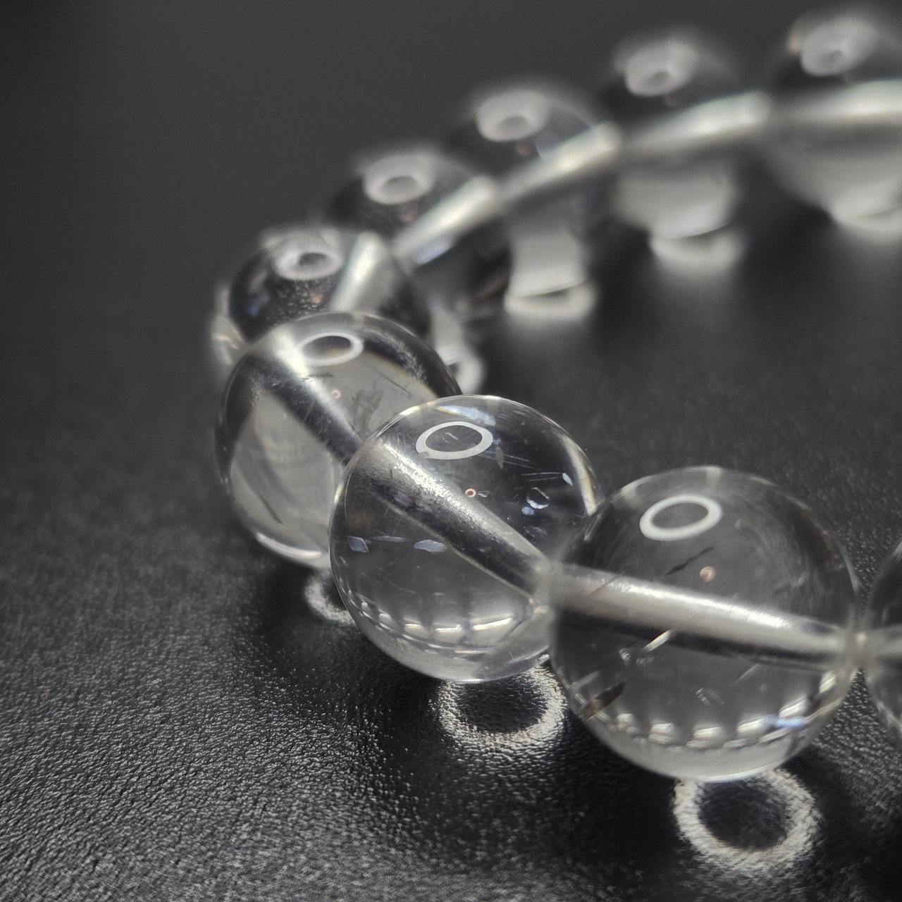 天使の囁き宝石・1点限り】ダイヤモンドダストクォーツ＊約12mm 