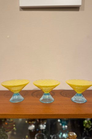 シマダシンペイグラスワークス コンビカラー ツイストコンポート