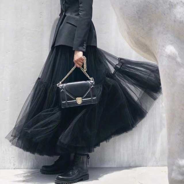 チュール フレアー ボリューム スカート 341204