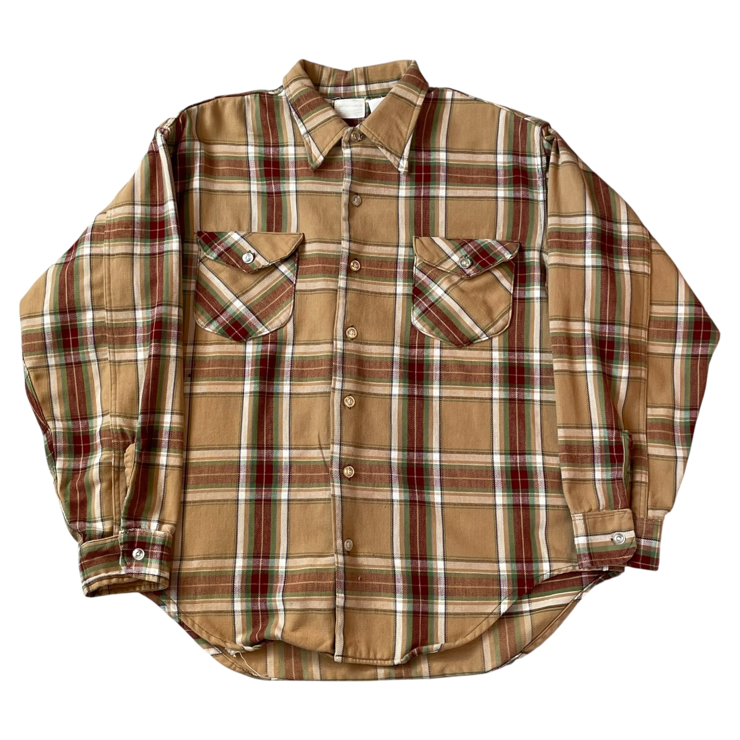 60s~70s OSH KOSH B'GOSH button cotton shirt