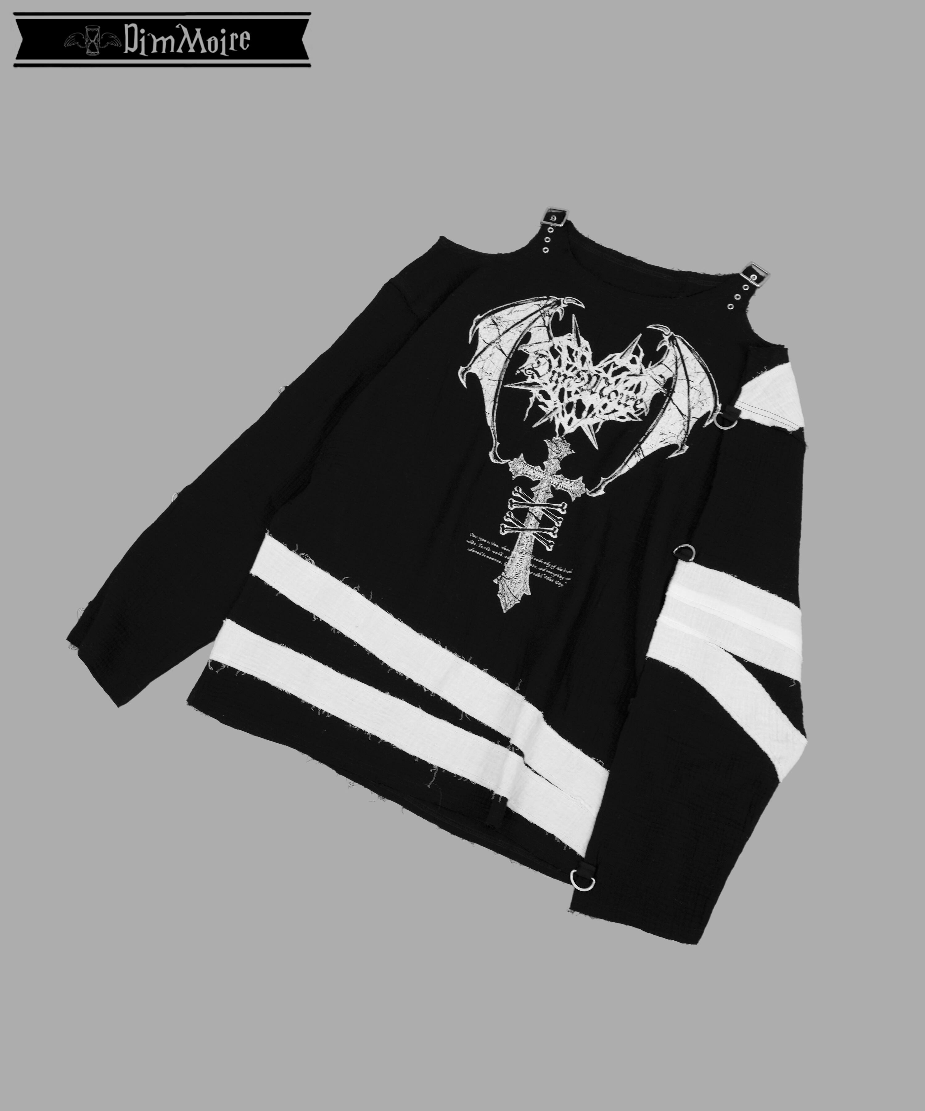 救済の十字ガーゼトップス【Black】 | DimMoire