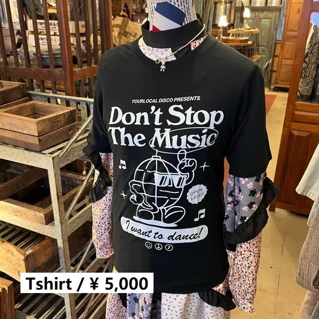 TOPANGA Lady's　MUSICTシャツ　Sサイズ　Mサイズ　Lサイズ　ブラック　ファッション　Tシャツ　ロゴシャツ　ユニセックス　音楽