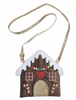 X506-Gingerbread House Bag-BROWN