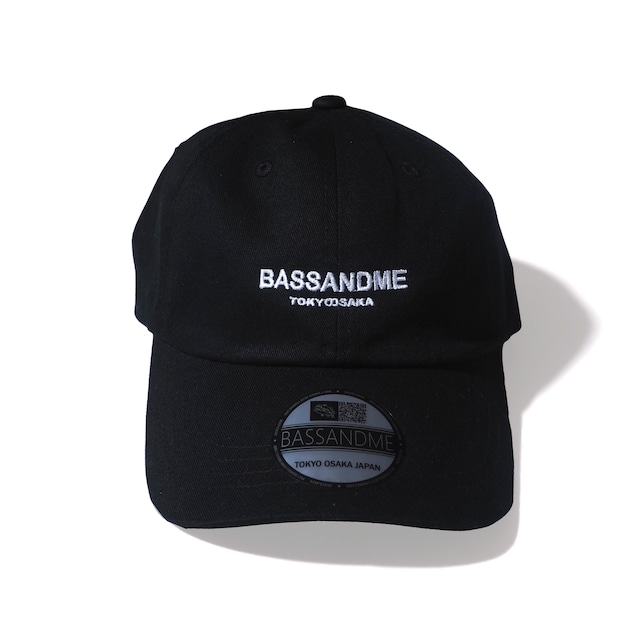 bassandme Low Cap ”BASIC LOGO” TYPE-CLASSIC-ADJUSTER-BLACK