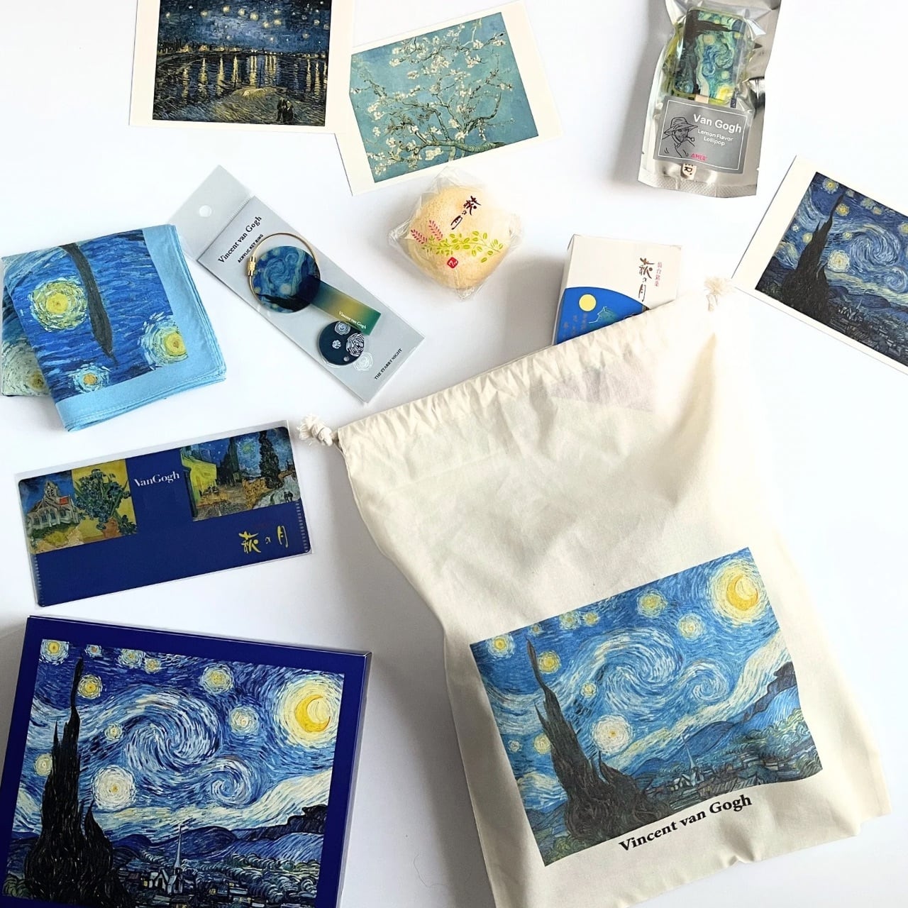 海外製　ゴッホ　星月夜テーマ　18枚セット 12/6 18時再販】【予約商品・WEB限定】ゴッホ「星月夜」クリスマス