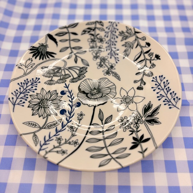 フラワーパターンプレート [サイズ: L]