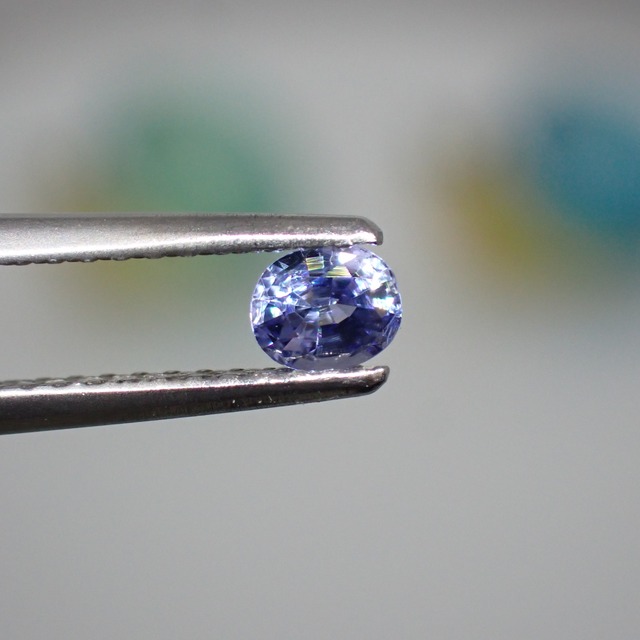 透明度◎タンザナイトのような美しいブルーサファイア 0.233ct