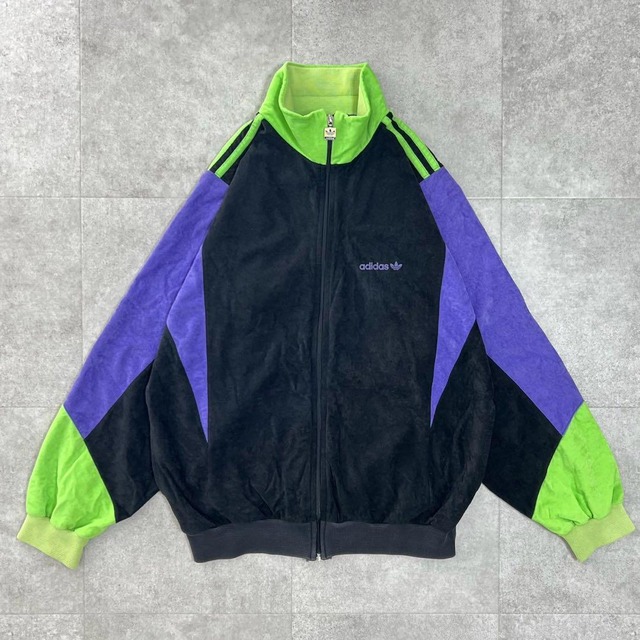 希少モデル　アディダス　トラックジャケット　ベロア　80s ventex