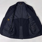vintage CHIPP チップ 金ボタン 段返3B テーラードジャケット 90-76-165/ネイビー/パッチポケット