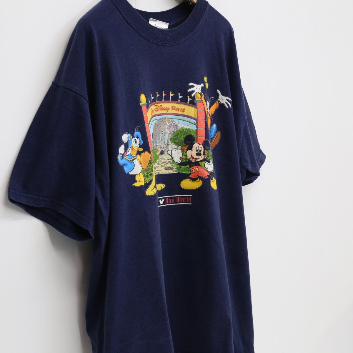 【MONSE×DISNEY】プルート刺繍パッチワーク CROPPEDフーディーパネル切替