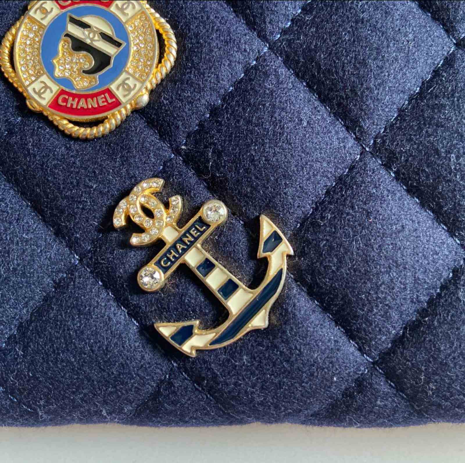 CHANEL シャネル ウォレット マリン ココマーク マトラッセ 限定 