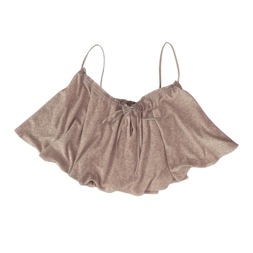 pile camisole/brown