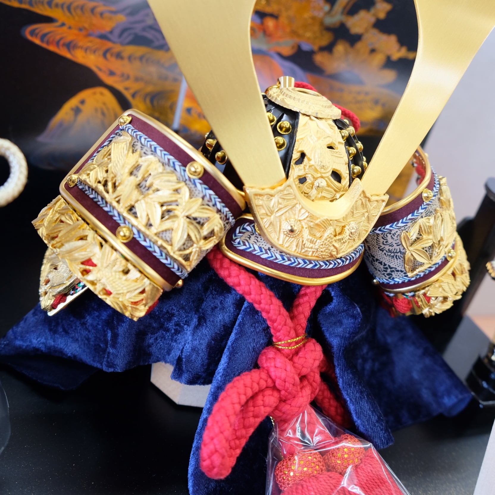 久月】五月人形 竹雀之兜 8号 ｜モダン ｜コンパクト｜端午の節句