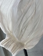 【25aw】Balloon Shirring Blouse_onecolor
