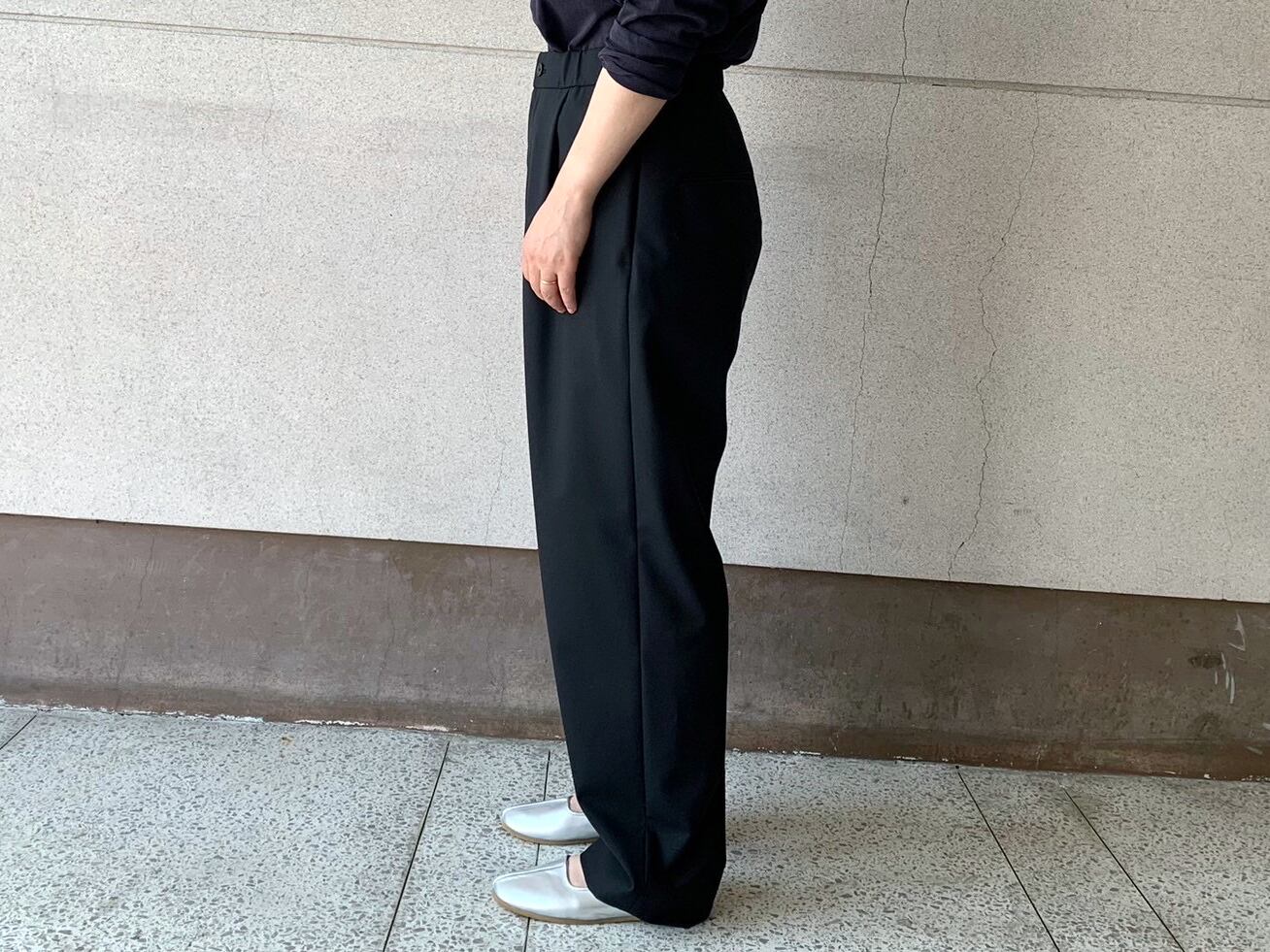 ATON】WOOL TROPICAL TAPERED EASY PANTS / PRAGCW0700 | eighty88eight