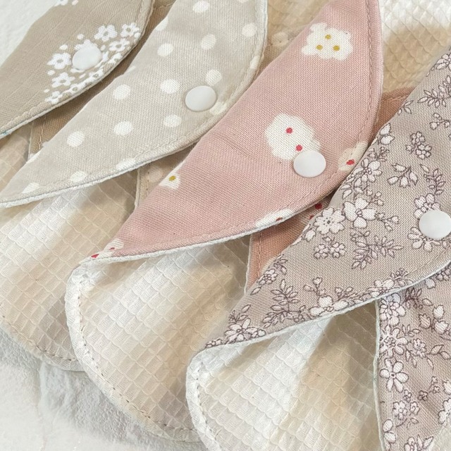 使い方2通り✩2way 布ナプキン 布ライナー ワッフル オーガニック 防水タイプ 261