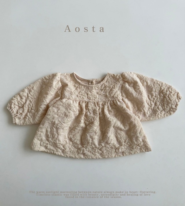 【即納】AOSTA / flower blouse