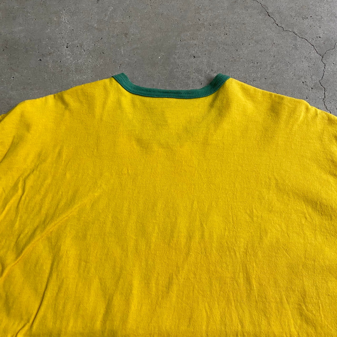 00年代 NIKE ナイキ スモールスウォッシュロゴ プリント リンガーT 