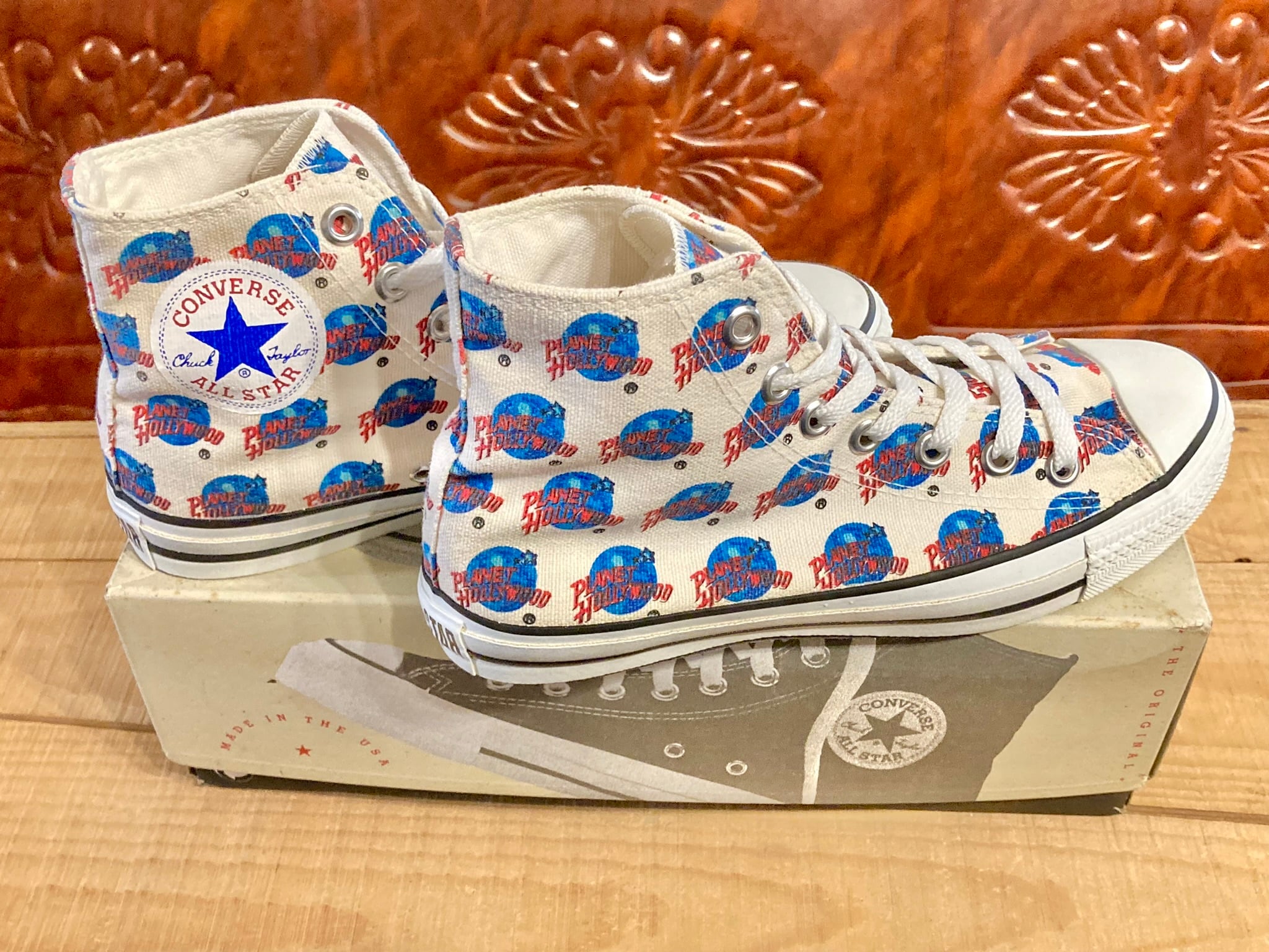 90s  USA converse ハイカット 23.5cmused