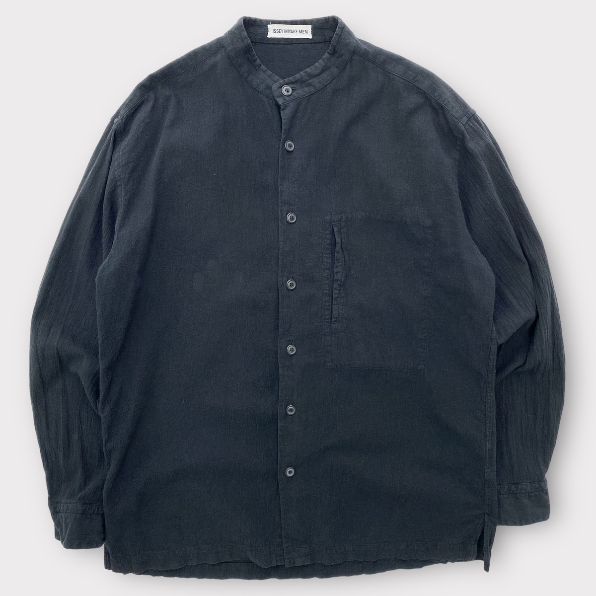 ISSEY MIYAKE MEN Stand Collar Shirt | HIMSELF