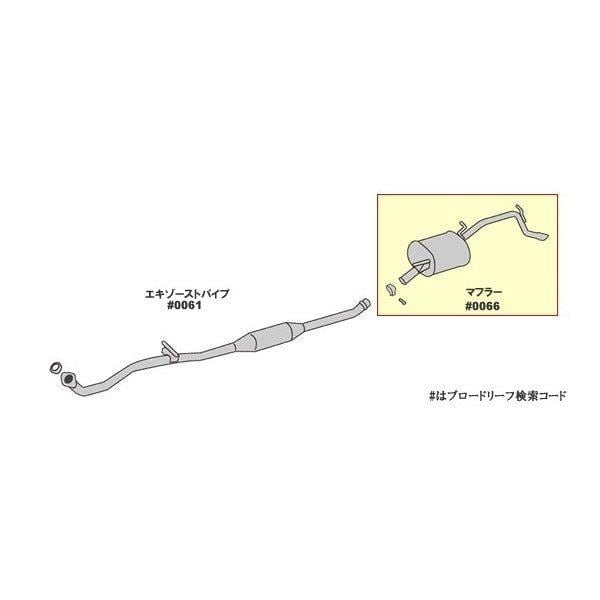 純正同等/車検対応マフラー 日産 ピノ HC24S HST品番：096-107