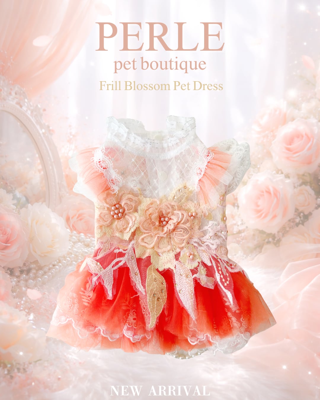 Frill Blossom Princesse pet dress