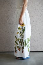 vintage lace skirt white*strawberry