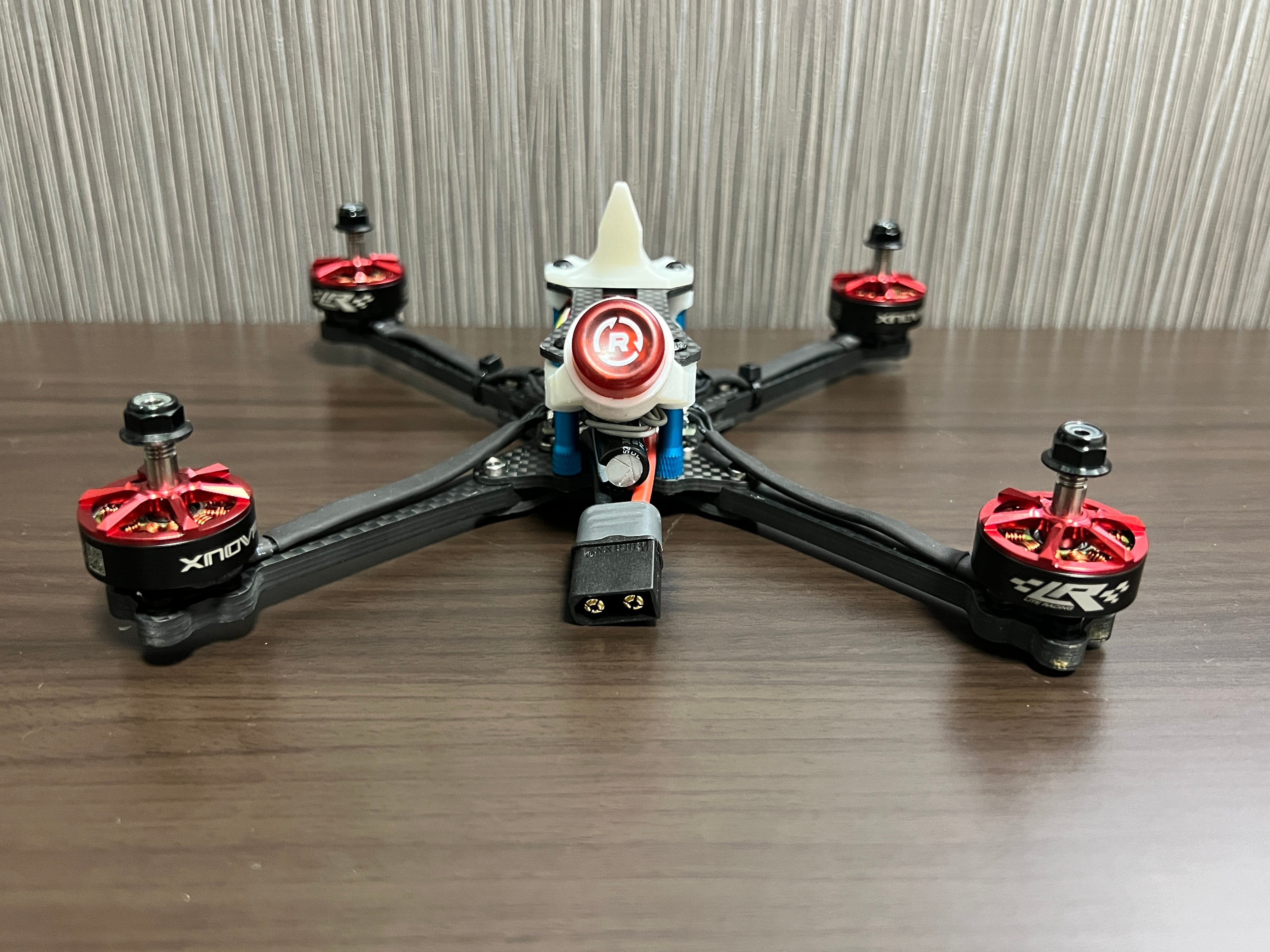 完成機②】さめぇドローン＠レース6S仕様_ホワイト | 【FPVドローン