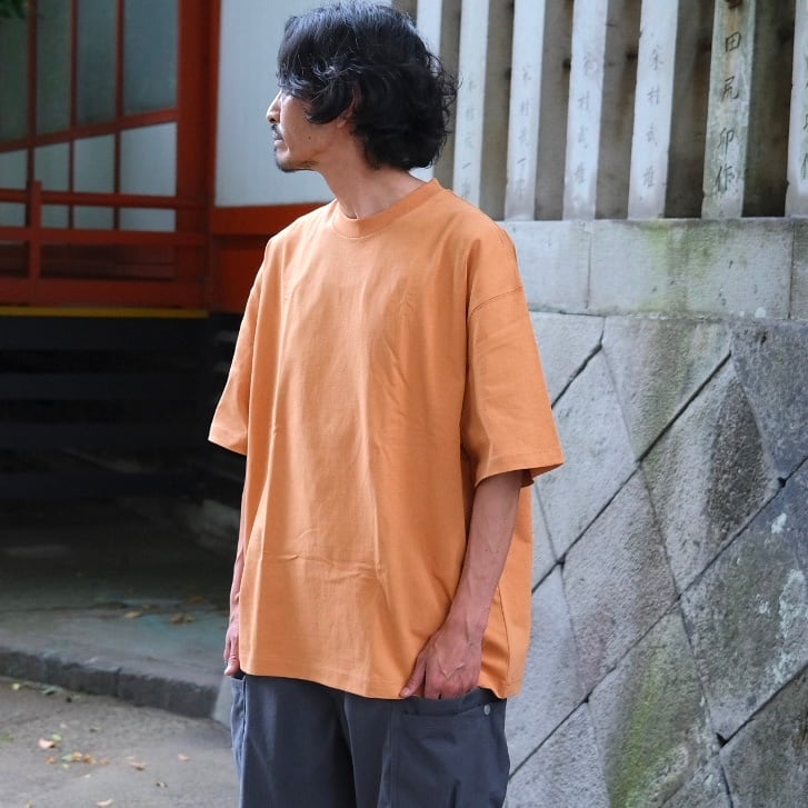 alvana(アルバナ) /空紡 S/S TEE -EARTH ORANGE-(ALV-00117)