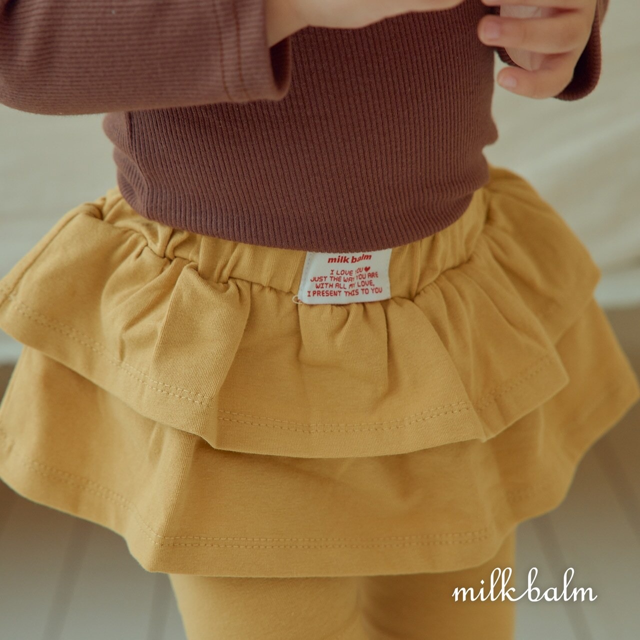 韓国子供服 / 26Autumn / Milkbalm / フリルレギンス / 女子服 / キッズ服 / 秋服 *XS~XL*