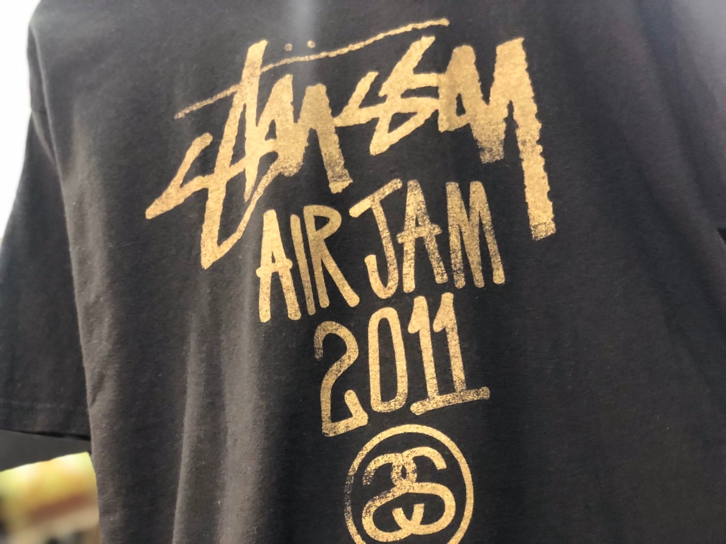 stussy  AIR JAM 2011  Tシャツ　黒　Mサイズ