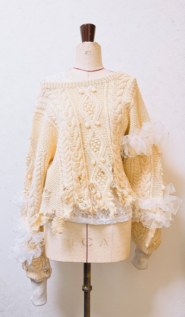 　Aran knit remake