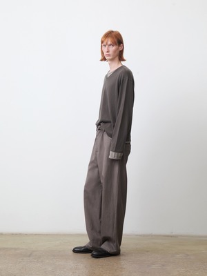 DECESOLO 26AW リラックスフィット イージーワイドパンツ