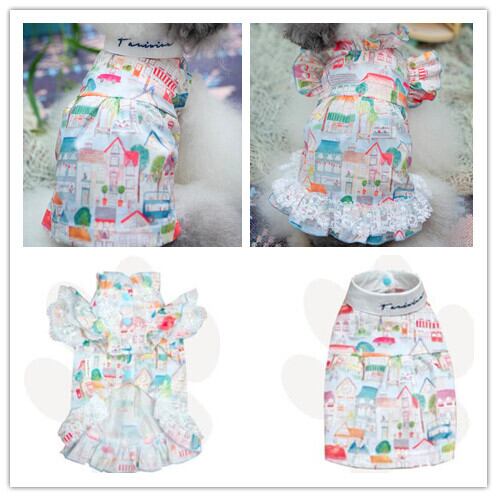 《予約》3101673 カラフルな街並みワンピース&トップス