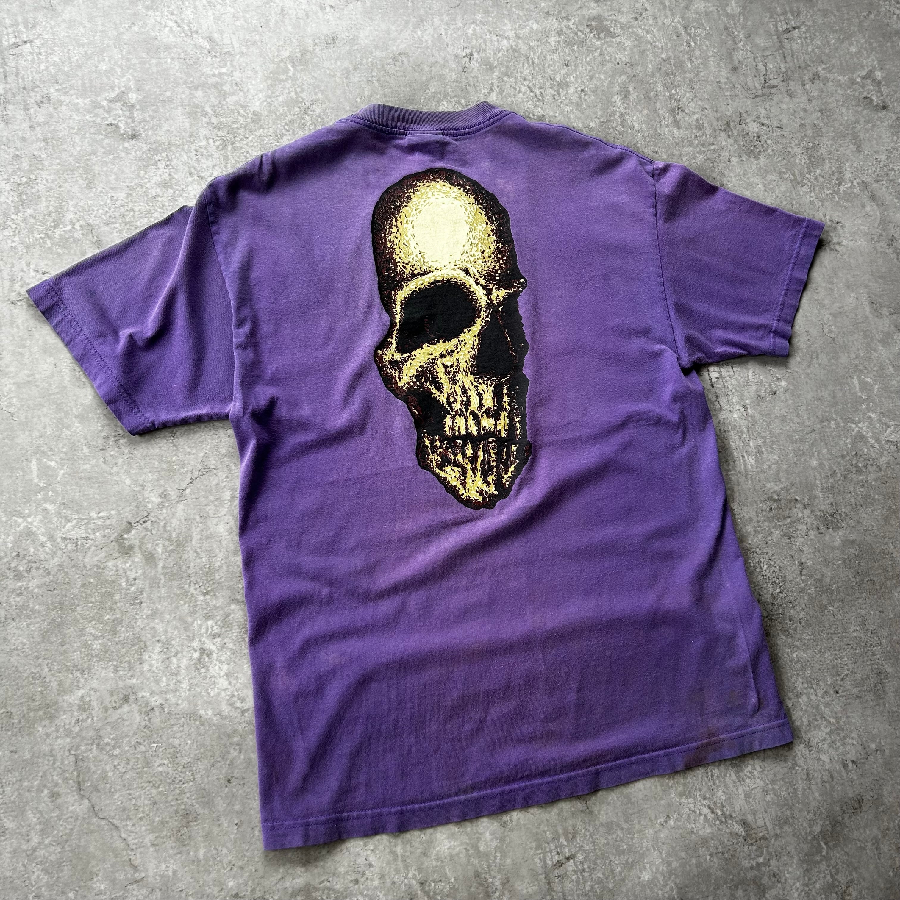 90s- サンタクルーズ tシャツ NHSタグ パープル L ビッグスカル | 東京