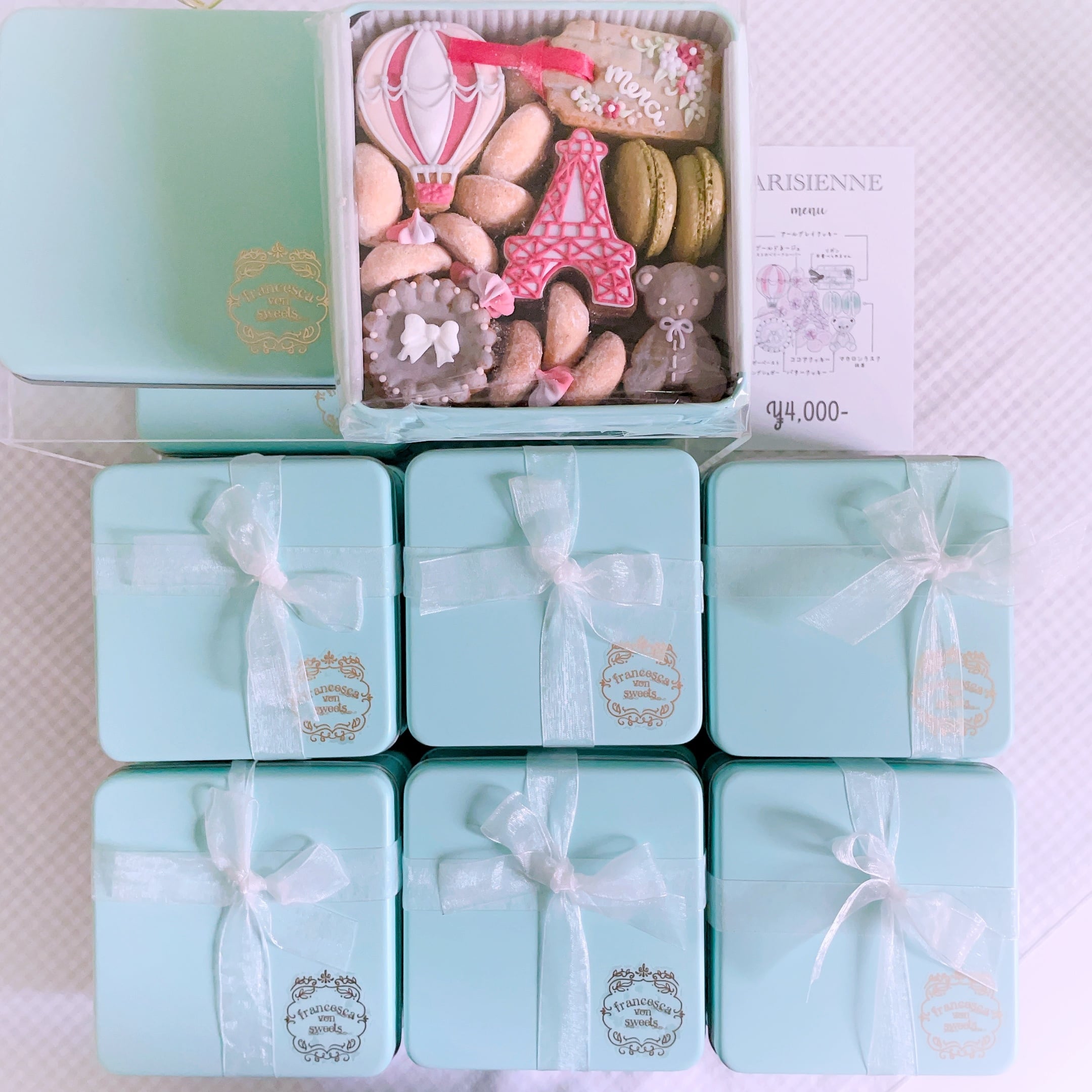 PARISIENNE アイシングクッキー缶 | Francesca von Sweets