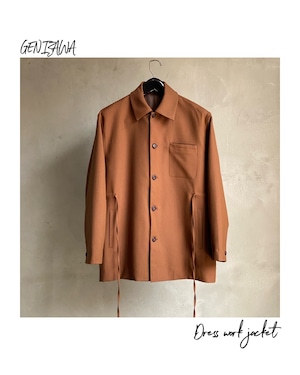 GEN IZAWA / Dress work jacket "brown"