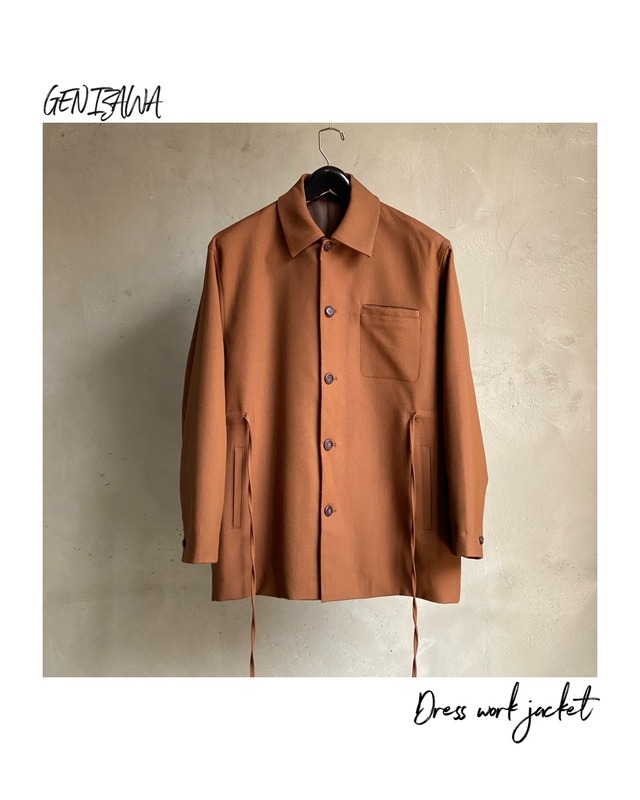 GEN IZAWA / Dress work jacket "brown"